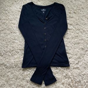 Hollister ribbed long sleeved tee